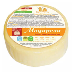 Продукт білково-жировий м'який Cир Моцарела 500г