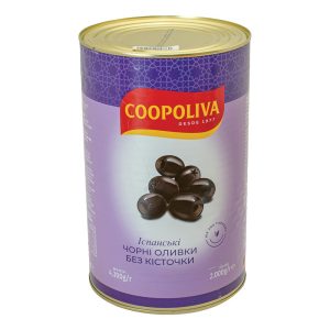 Маслини чорні Coopoliva б/к, 4,3кг