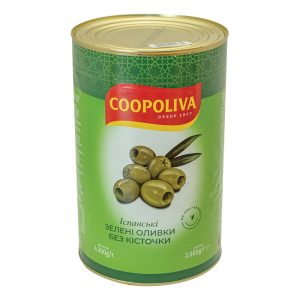 Оливки зелені Coopoliva, б/к, 4.3кг